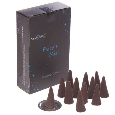 37178 Stamford Black Incense Cones - Fairys Mist