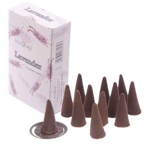 37162 Stamford Incense Cones - Lavender