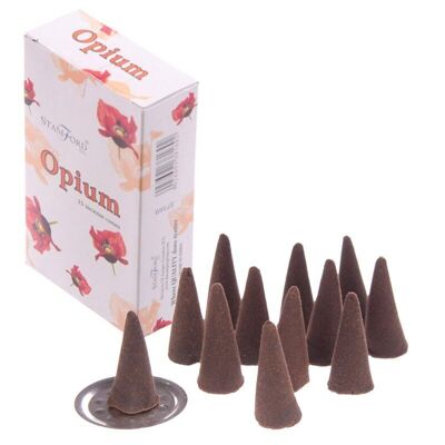 37169 Stamford Incense Cones - Opium