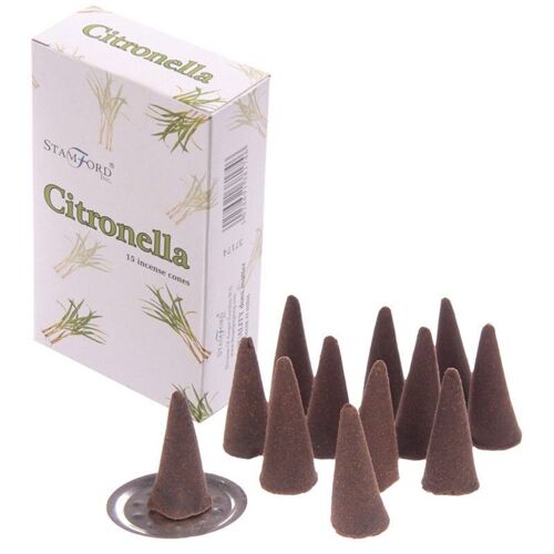 37174 Stamford Incense Cones - Citronella