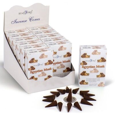 37214 Stamford Incense Cones - Egyptian Musk