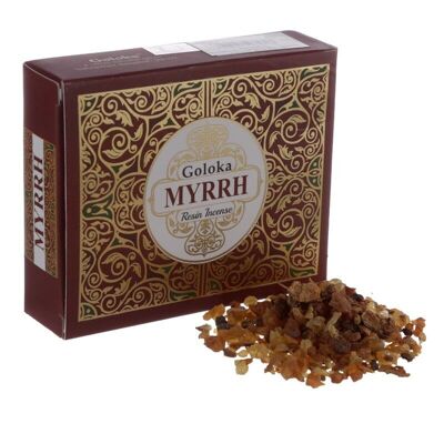 Goloka Incense Resin Myrrh 30g