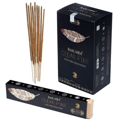 Banjara Ethno-Tribal Smudge Incense Sticks - Cedarwood