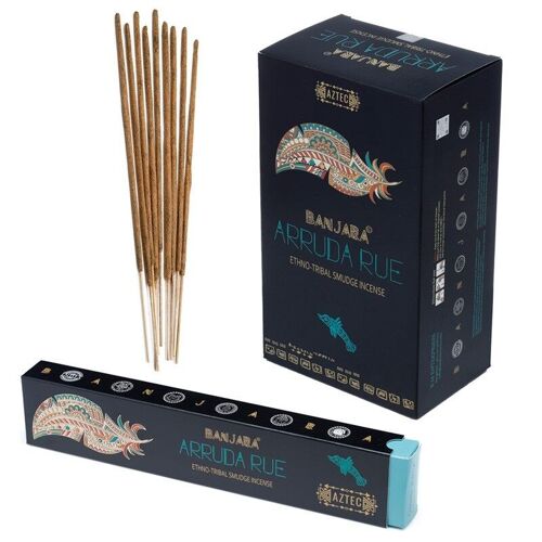 Banjara Ethno-Tribal Smudge Incense Sticks - Arruda Rue