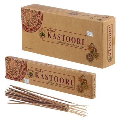 Bastoncini di incenso Goloka Organika Kastoori