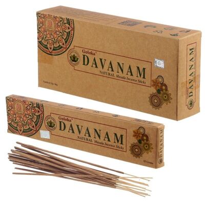 Goloka Organika Davanam Incense Sticks