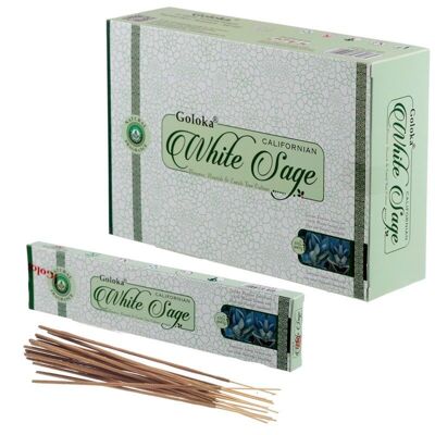 Goloka Californian White Sage Incense Sticks