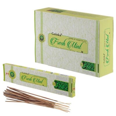 Goloka Fresh Mint Incense Sticks