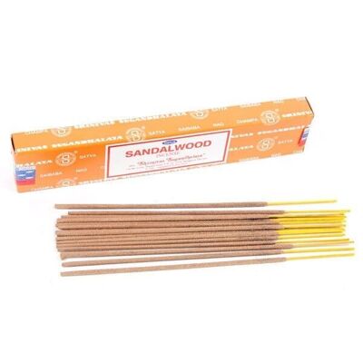 01473 Satya Sandalwood Nag Champa Incense Sticks
