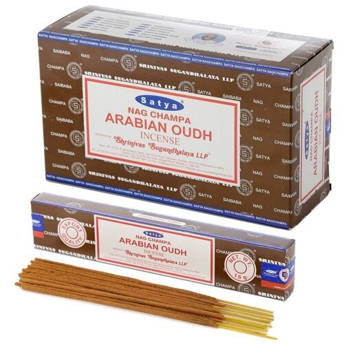 01343 Satya Arabian Oudh Nag Champa Incense Sticks