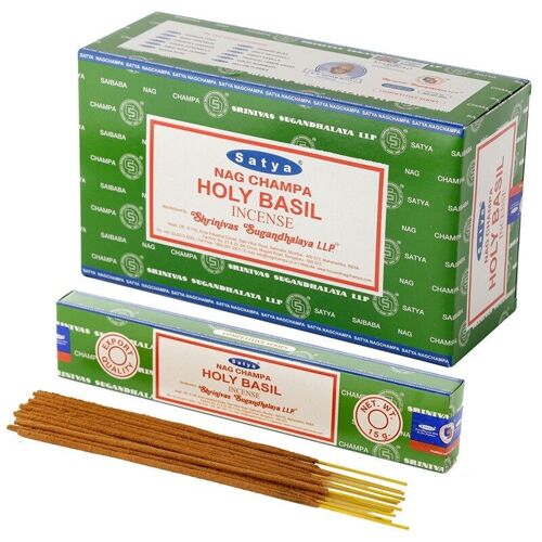 01359 Satya Holy Basil Nag Champa Incense Sticks