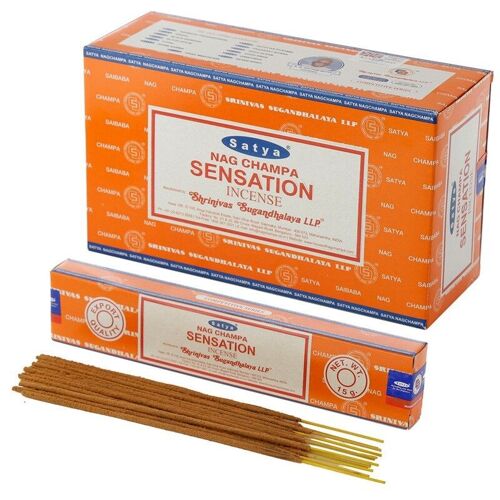 01362 Satya Sensation Nag Champa Incense Sticks