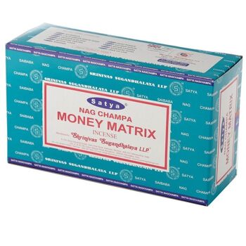 01409 Bâtons d'encens Satya VFM Money Matrix Nag Champa 3