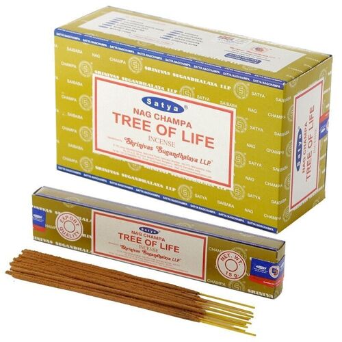 01414 Satya VFM Tree Of Life Nag Champa Incense Sticks