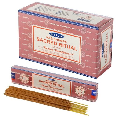 01416 Satya VFM Sacred Ritual Nag Champa Incense Sticks