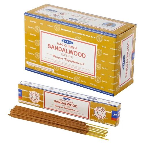 01430 Satya VFM Sandalwood Nag Champa Incense Sticks