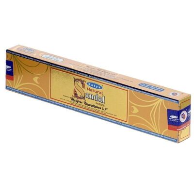 01442 Satya Natural Sandalwood Incense Sticks