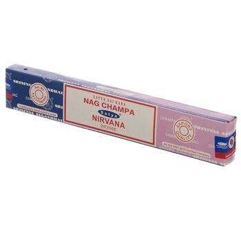 01326 Bâtonnets d'encens Satya Nag Champa et Nirvana 3