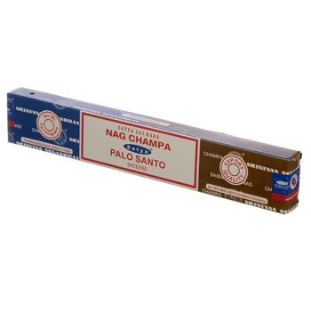 01327 Bâtonnets d'encens Satya Nag Champa et Palo Santo 3