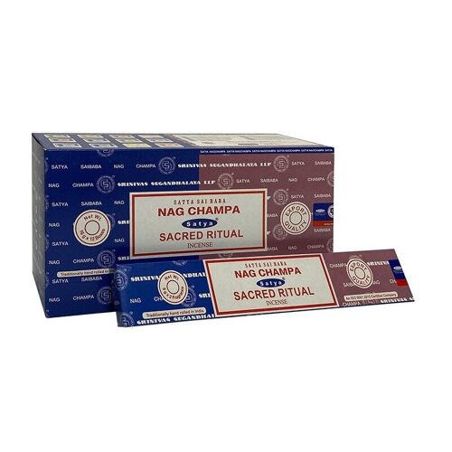 01330 Satya Nag Champa & Sacred Ritual Incense Sticks