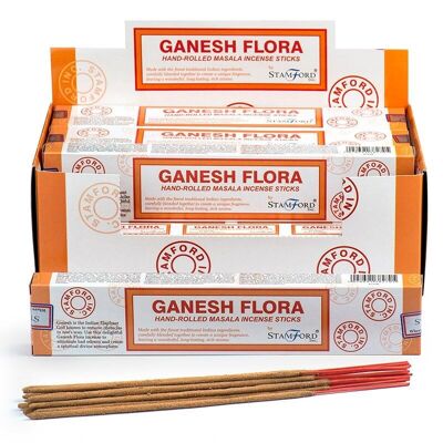 37270 Bâtonnets d'encens Stamford Masala - Ganesh Flora