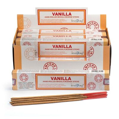 37284 Bâtonnets d'encens Stamford Masala - Vanille