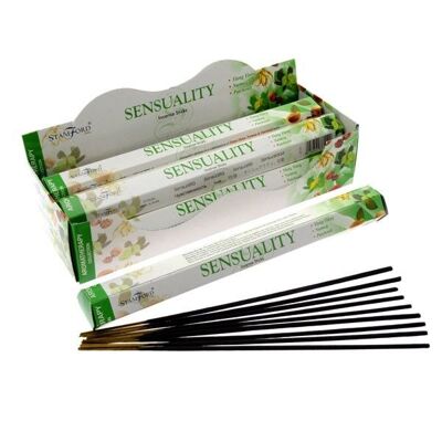 37114 Stamford Hex Aromatherapy Incense Sticks - Sensuality