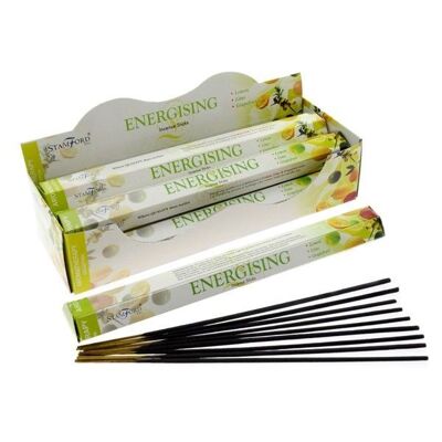 37115 Stamford Hex Aromatherapy Incense Sticks - Energising