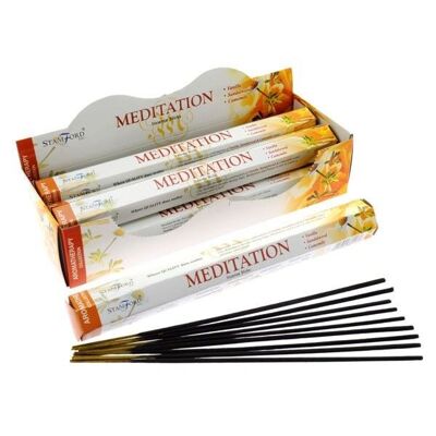 37117 Stamford Hex Aromatherapy Incense Sticks - Meditation
