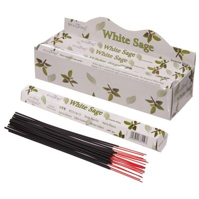 37119 Stamford Premium Hex Incense Sticks - White Sage