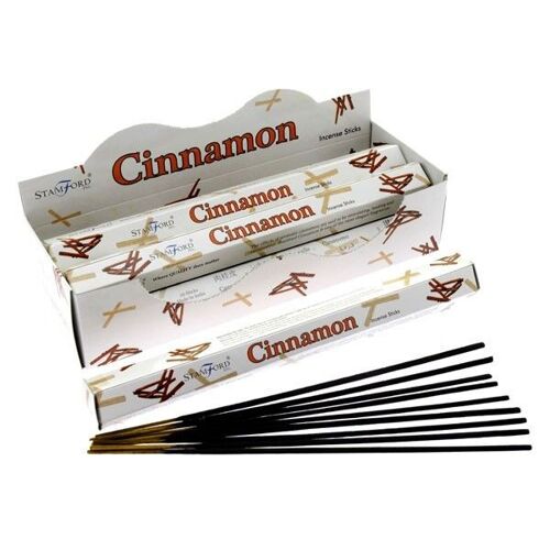 37122 Stamford Premium Hex Incense Sticks - Cinnamon