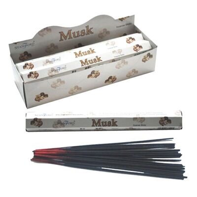 37142 Stamford Premium Hex Incense Sticks - Musk