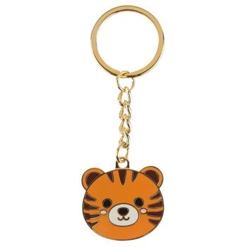 Porte-clés Adoramals Tigre Émaillé 2