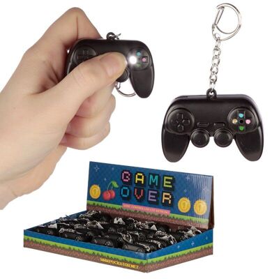 Game Over LED Keyring with Sound