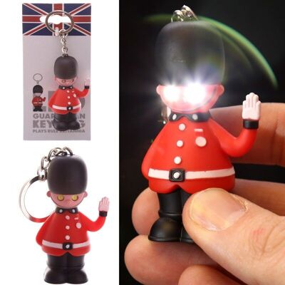 Guardsman LED-Schlüsselanhänger mit Sound (Regel Britannia)