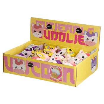 Adoramals Cuddlies Squishy Farm Porte-clés en peluche Licorne 1