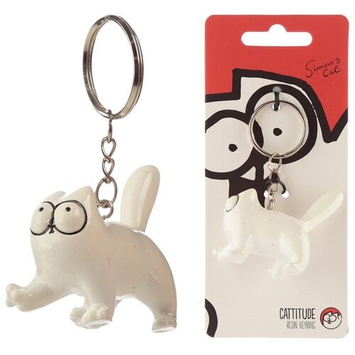 Simon's Cat Keyring