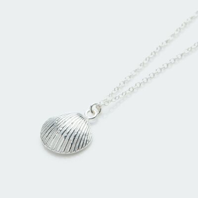 Cockle Shell necklace silver