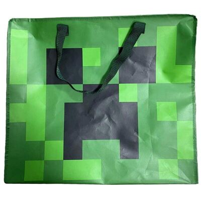 Minecraft Creeper Zip Up bolsa de almacenamiento de ropa sucia