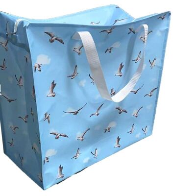 Seagulls Buoy Zip Up Laundry Storage Bag