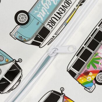 VW T1 Camper Bus Surf & Summer Zip Up Sac de rangement pour linge 6