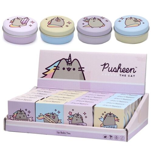 Pusheen Cat Pusheenicorn Lip Balm in a Tin