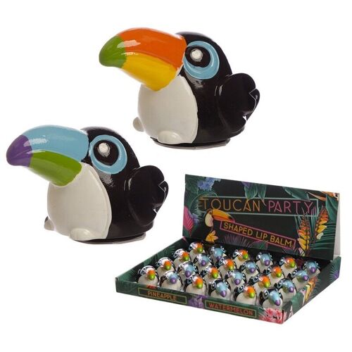 Toucan Party Lip Balm in Toucan Shaped Holder