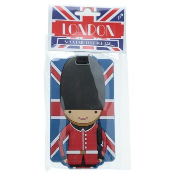 Étiquette de bagage en PVC Guardsman du drapeau de l'Union de Londres 4