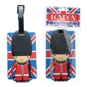 Étiquette de bagage en PVC Guardsman du drapeau de l'Union de Londres 5