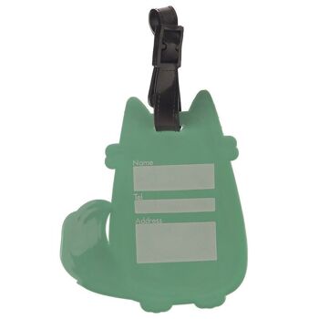 Étiquette à bagage en PVC Feline Fine Cat 3