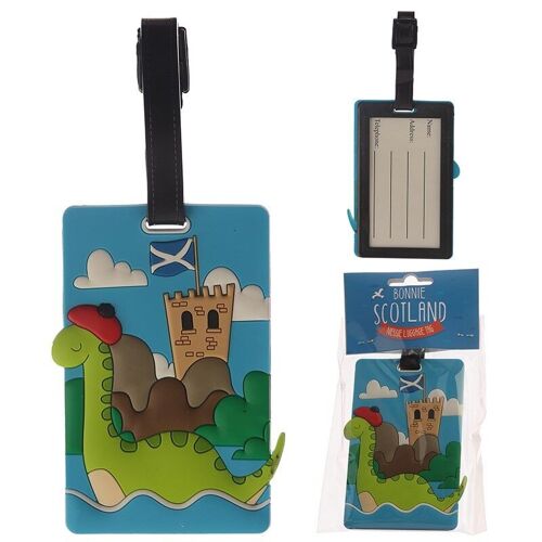 Bonnie Scotland Nessie PVC Luggage Tag