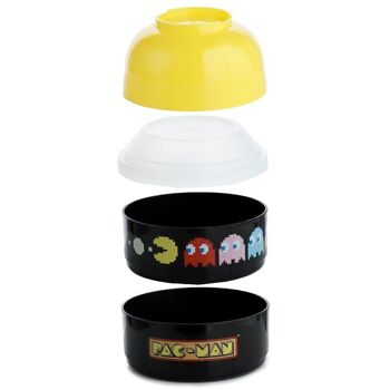 Boîte à bento ronde empilée Pac-Man 8