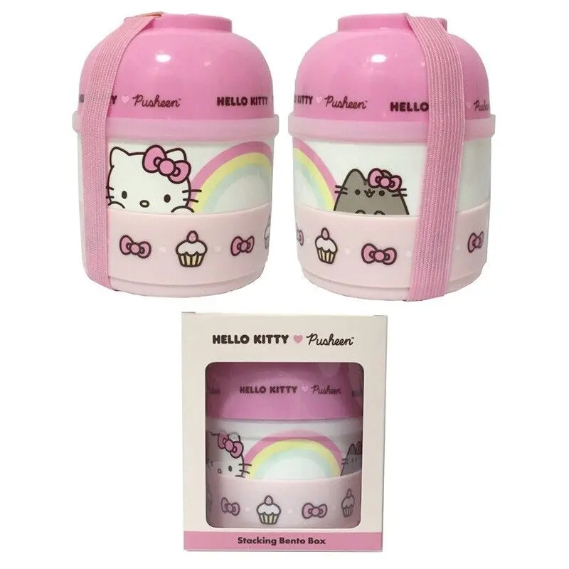 Boîte Bento Ronde Pusheen - Compartimentée - Style Chat Mignon