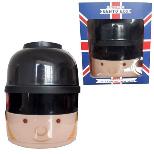 London Guardsman Stacked Round Bento Lunch Box
